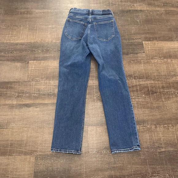 Abercrombie and Fitch The Ankle Straight Ultra High Rise Curve Love Size 26 - Picture 2 of 5